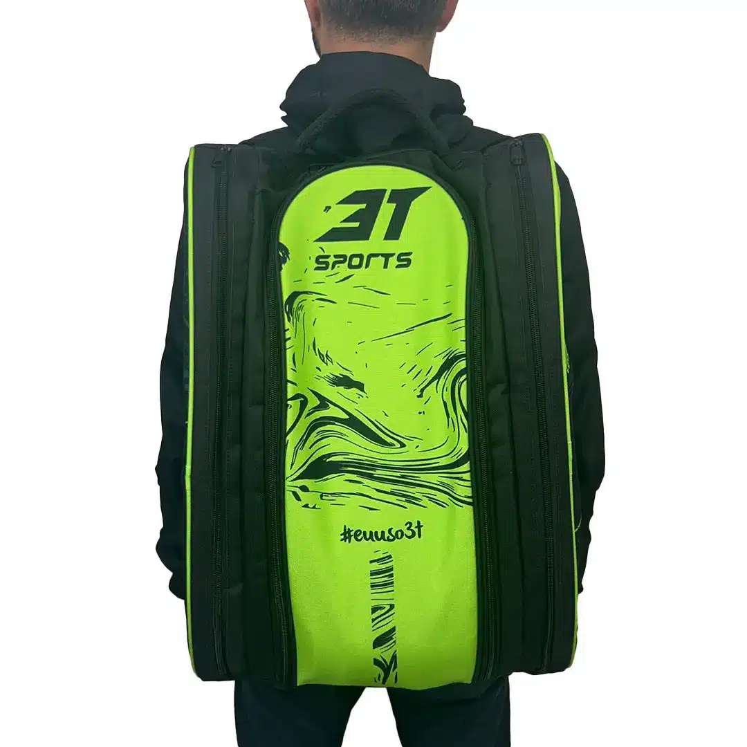 mochilla raquetes Verde 3T Sports_ Raqueteira Beach Tennis 3T Sports - Imagem 1