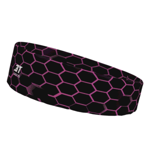 Faixa de Cabelo Headband 3T Rouge Hexagon