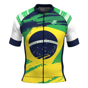 Camiseta Ciclismo 3T Race Masculina Patriota.