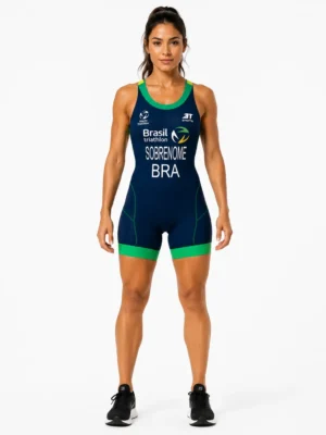Macaquinho Triatlon Brasil Feminino 3T Sports