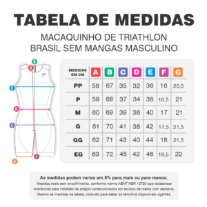 Macaquinho 3T Triatlo Brasil Masculino - Imagem 4