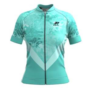 Camiseta De Ciclismo 3T Race Feminina Pekim Green.