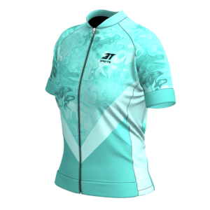 Camiseta De Ciclismo 3T Race Feminina Pekim Green. - Imagem 3
