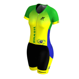 Macaquinho De Ciclismo 3T Velo Feminino Brasil. - Imagem 2