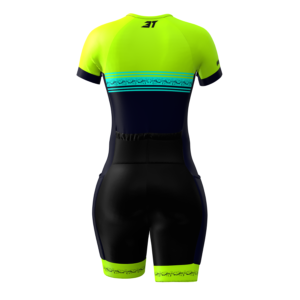 Macaquinho De Ciclismo 3T Velo Feminino London. - Imagem 4