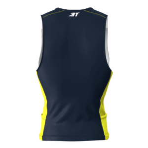 Top Triathlon 3T Masculino Preto/Amarelo. - Imagem 4