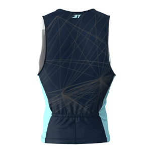 Top Triathlon 3T Masculino Azul/Azul Celeste. - Imagem 3