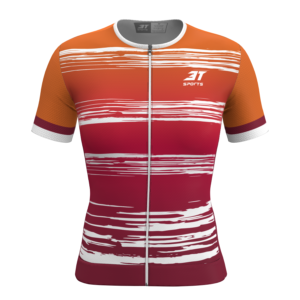 Camiseta Ciclismo 3T Giro Feminina Dijon Laranja.