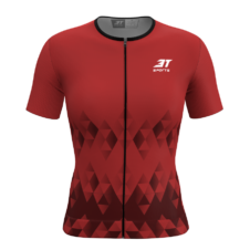 Camiseta Ciclismo 3T Giro Feminina Lyon Vermelha