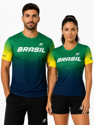 Camiseta Dry Elastik Unissex Triathlon Brasil 3T Sports