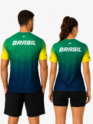 Camiseta Dry Elastik Unissex Triathlon Brasil 3T Sports - Imagem 2