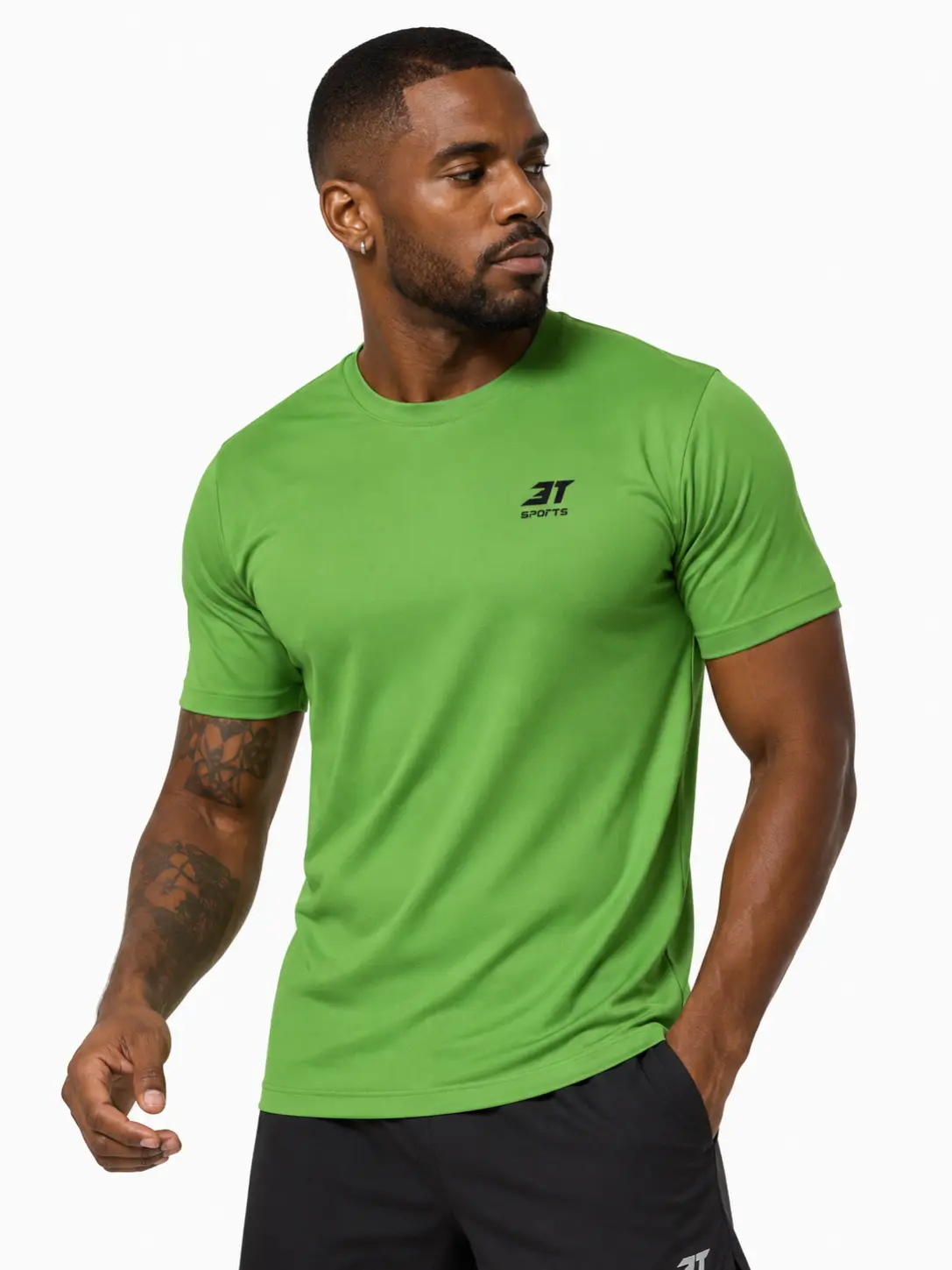 Camiseta 3T Dry Elastik Verde Fluor Camiseta 3T Dry Elastik Verde Fluor - Imagem 1