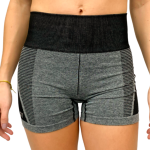 Shorts 3T Emana Seamless Cinza Mescla