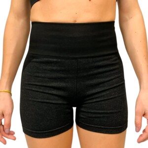 Shorts 3T Emana Seamless Preto Alvejado