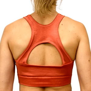 Top 3T Seamless Poliamida Meia Lua Laranja - Imagem 4