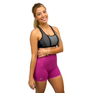 Shorts 3T Emana Seamless Rosa - Imagem 3