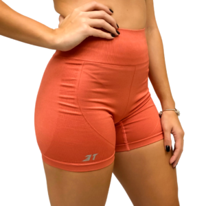 Shorts 3T Seamless Poliamida Laranja - Imagem 2
