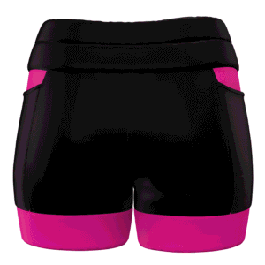 Short de Corrida 3T Colors Preto e Rosa - Imagem 3