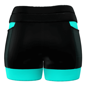 Short de Corrida 3T Colors Preto e Azul - Imagem 3