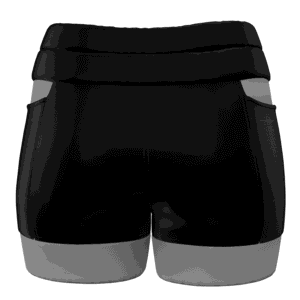 Short de Corrida 3T Colors Preto e Cinza - Imagem 3