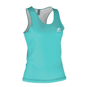 Regata Running Alongada Feminina Azul 3T SPORTS - Imagem 2