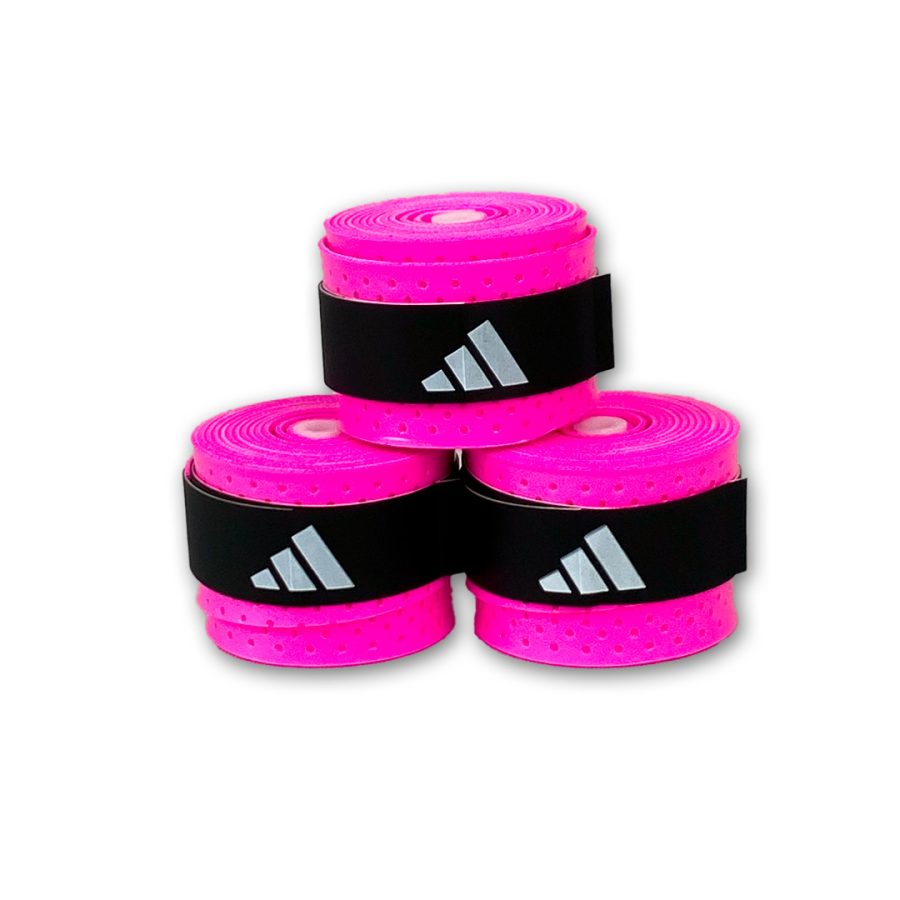 Overgrip Adidas Raquete Beach Tennis Tenis Padel Rosa – Pack 3 Unidades