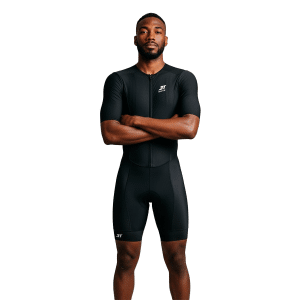 Macaquinho De Triathlon Masculino 3T Black Com Mangas - Imagem 4