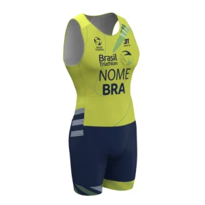Macaquinho Triathlon Brasil 2026 Canarinho Masculino 3T Sports - Imagem 5