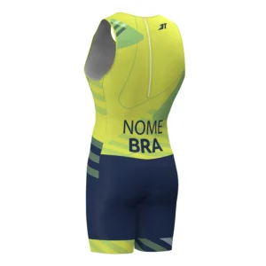 Macaquinho Triathlon Brasil 2026 Canarinho Masculino 3T Sports - Imagem 4