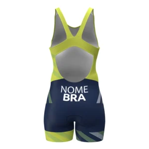 Macaquinho Triatlon Brasil  2026 Canarinho Feminino 3T Sports - Imagem 4