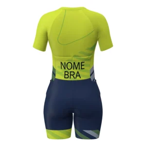 Macaquinho AERO Brasil Triathlon 2026 Canarinho Feminino 3T Sports - Imagem 4