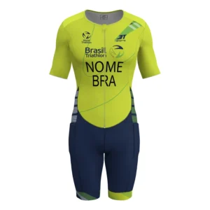 Macaquinho AERO Brasil Triathlon 2026 Canarinho Masculino 3T Sports - Imagem 5