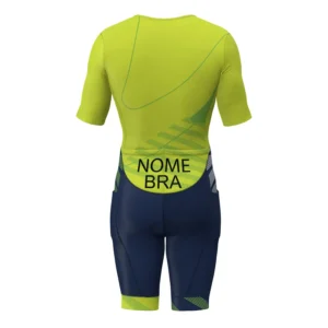 Macaquinho AERO Brasil Triathlon 2026 Canarinho Masculino 3T Sports - Imagem 4