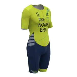 Macaquinho AERO Brasil Triathlon 2026 Canarinho Masculino 3T Sports - Imagem 2