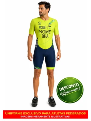 Macaquinho AERO Brasil Triathlon 2026 Canarinho Masculino 3T Sports