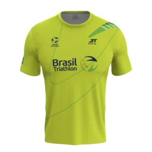 Camiseta Brasil Triathlon 2026 Canarinho Amarela Unissex  3T Sports - Imagem 2