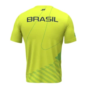 Camiseta Brasil Triathlon 2026 Canarinho Amarela Unissex  3T Sports - Imagem 3
