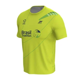 Camiseta Brasil Triathlon 2026 Canarinho Amarela Unissex  3T Sports - Imagem 4