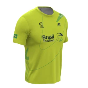 Camiseta Brasil Triathlon 2026 Canarinho Amarela Unissex  3T Sports - Imagem 5