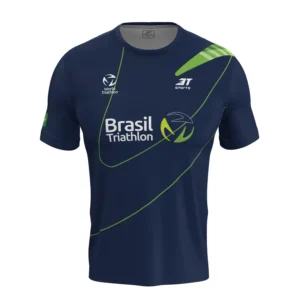 Camiseta Brasil Triathlon 2026 Canarinho Azul Unissex  3T Sports - Imagem 5