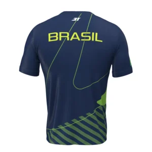 Camiseta Brasil Triathlon 2026 Canarinho Azul Unissex  3T Sports - Imagem 4