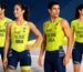 Macaquinho oficial CBTri 2026 da 3T Sports usado por atleta de triathlon